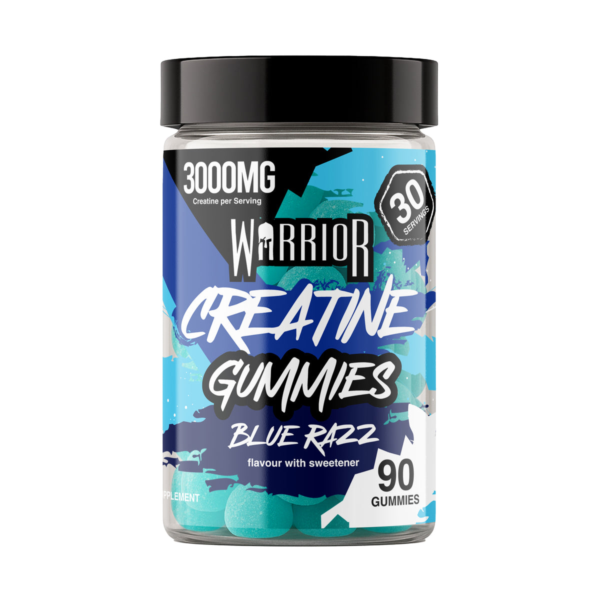 Warrior - Creatine Gummies - 90 Gummies (3000mg per servering)