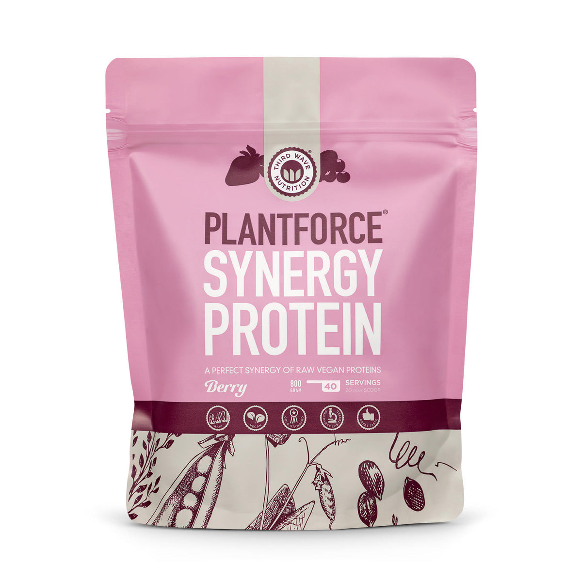 PLANTFORCE - SYNERGY PROTEIN - 20G - smagsprøve