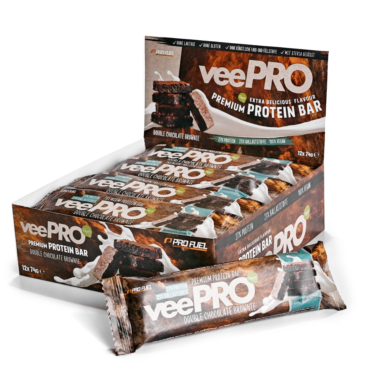 Profuel Protein VeePro - Æske (12 stk.) - 74 gram pr. bar